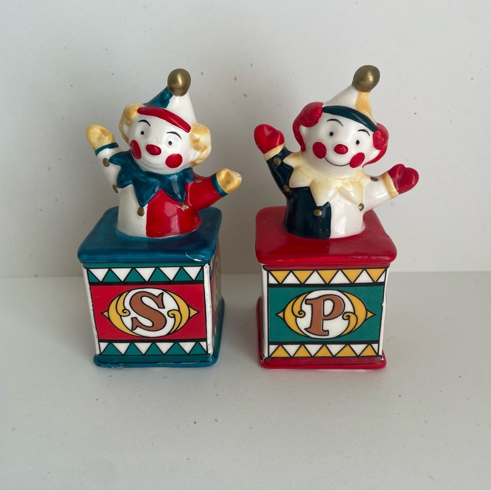1993 Jack in the Box Salt and Pepper Shakers